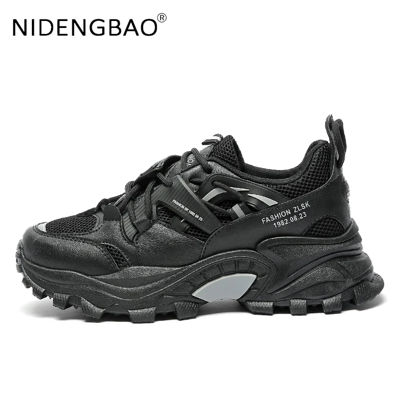 Hot Sale Sneakers for Men Fashion Cool Breathable Chunky Shoes Large Size 39-46 Outdoor Running Walking Platform Sports Shoes