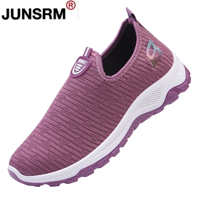 

New Women Vulcanized Female Sneakers Mesh Shoes for Woman Walking Shallow Solid Non Slip Casual Footwear Ladies Breathable
