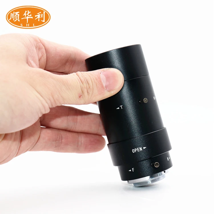 

HD 5-100mm Monitoring Lens Long-range Zoom Lens Distortion-free Visual Lens CS Interface