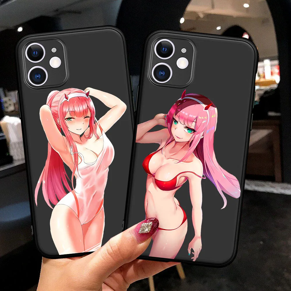 

Sexy Zero Two Darling in the FranXX Anime Phone Case Cover For iPhone 11 12 Pro Max 8 7 6 6S Plus XR X XS Max 5 5S SE 2020 Coque