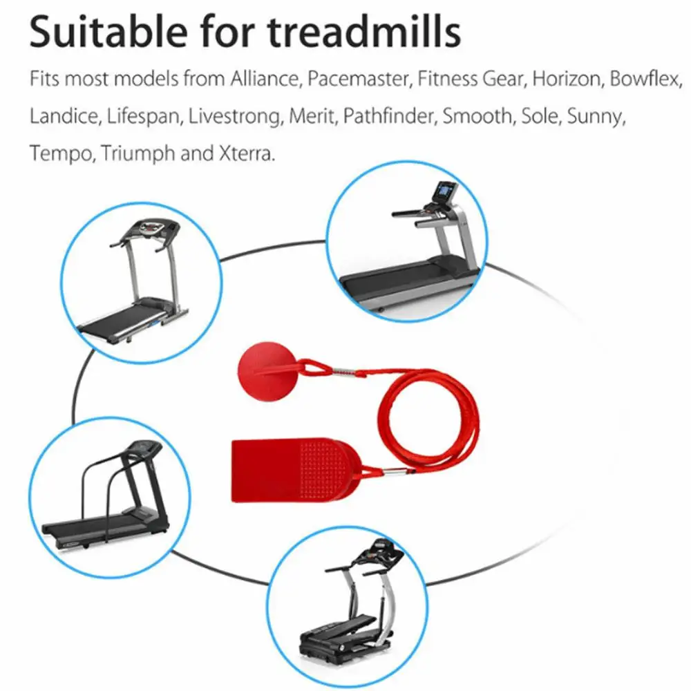 Forfar беговая дорожка замок безопасности круговой переключатель Беговая фитнес