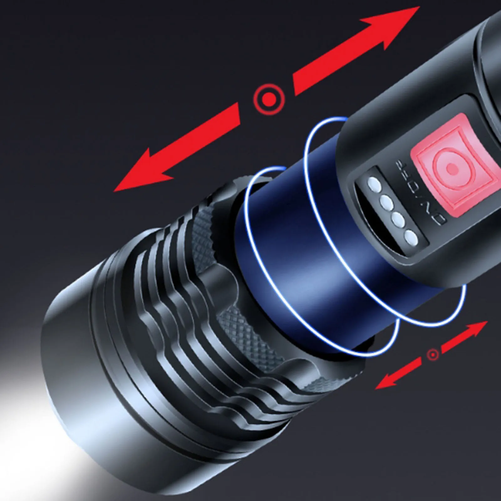 

Rechargeable Waterproof Lamp Ultra Brigh Powerful LED Flashlight XHP50 Torch USB Torch Super Bright Outdoor Camping Accessories