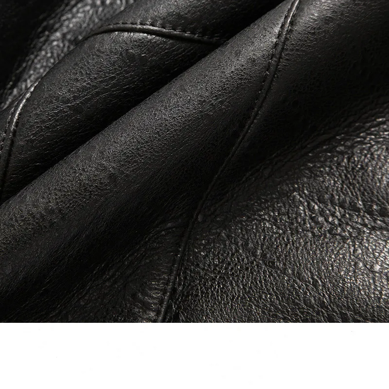 Натуральный мех пальто короткие мужские Куртки из натуральной овечьей кожи