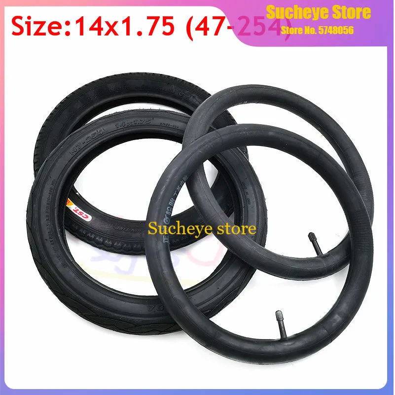 

Шина 14 х1, 75 47-254 для велосипеда, внутренняя труба CST, шина KENDA для детских велосипедов BMX, сверхлегкие складные велосипедные шины 14*1,75