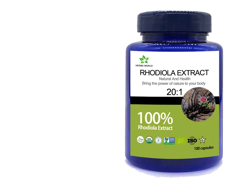 Natural plant formula Rhodiola extract capsule 100% powder 20:1 Salidroside | Красота и здоровье