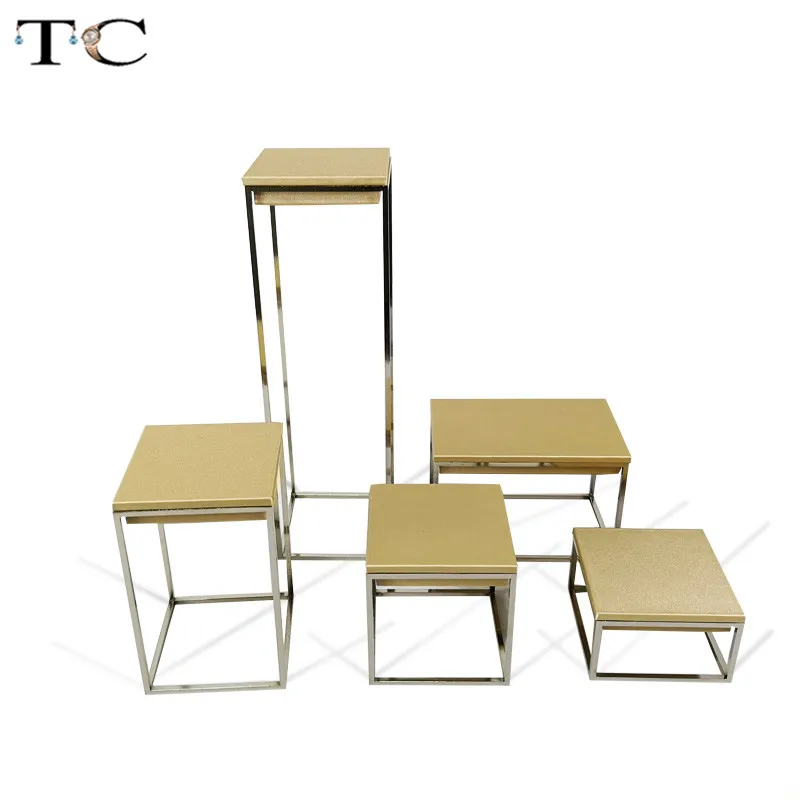 Новинка 2019 демонстрация золотых ювелирных изделий из искусственной кожи витрина