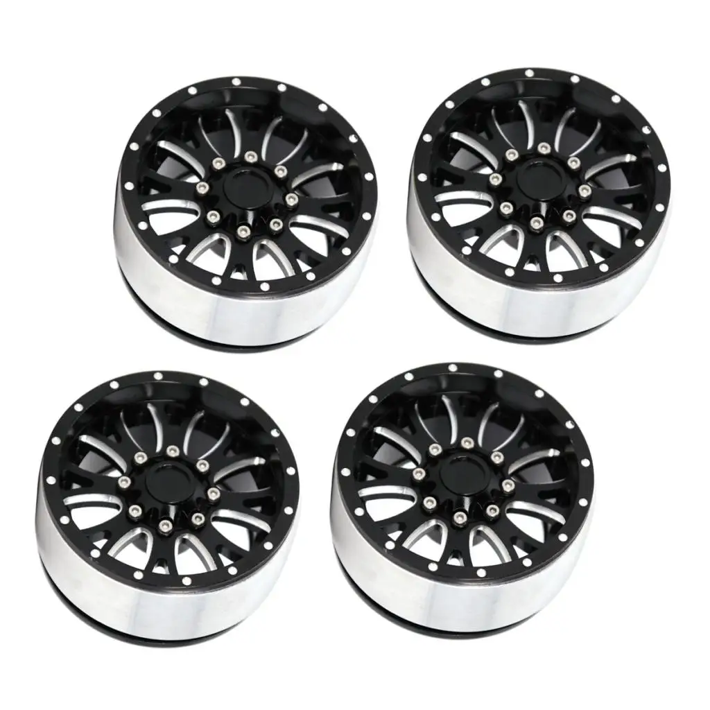 2 дюймовая металлическая гусеничная цепь колеса диски набор для RC 1/10 модель