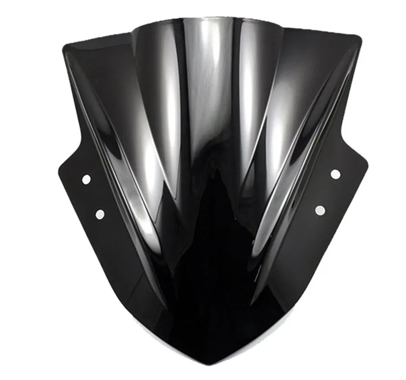 

Clear Black Motorcycle Windshield Windscreen Fit For KAWASAKI Ninja 300R EX300 2013 2014 2015 216 2017