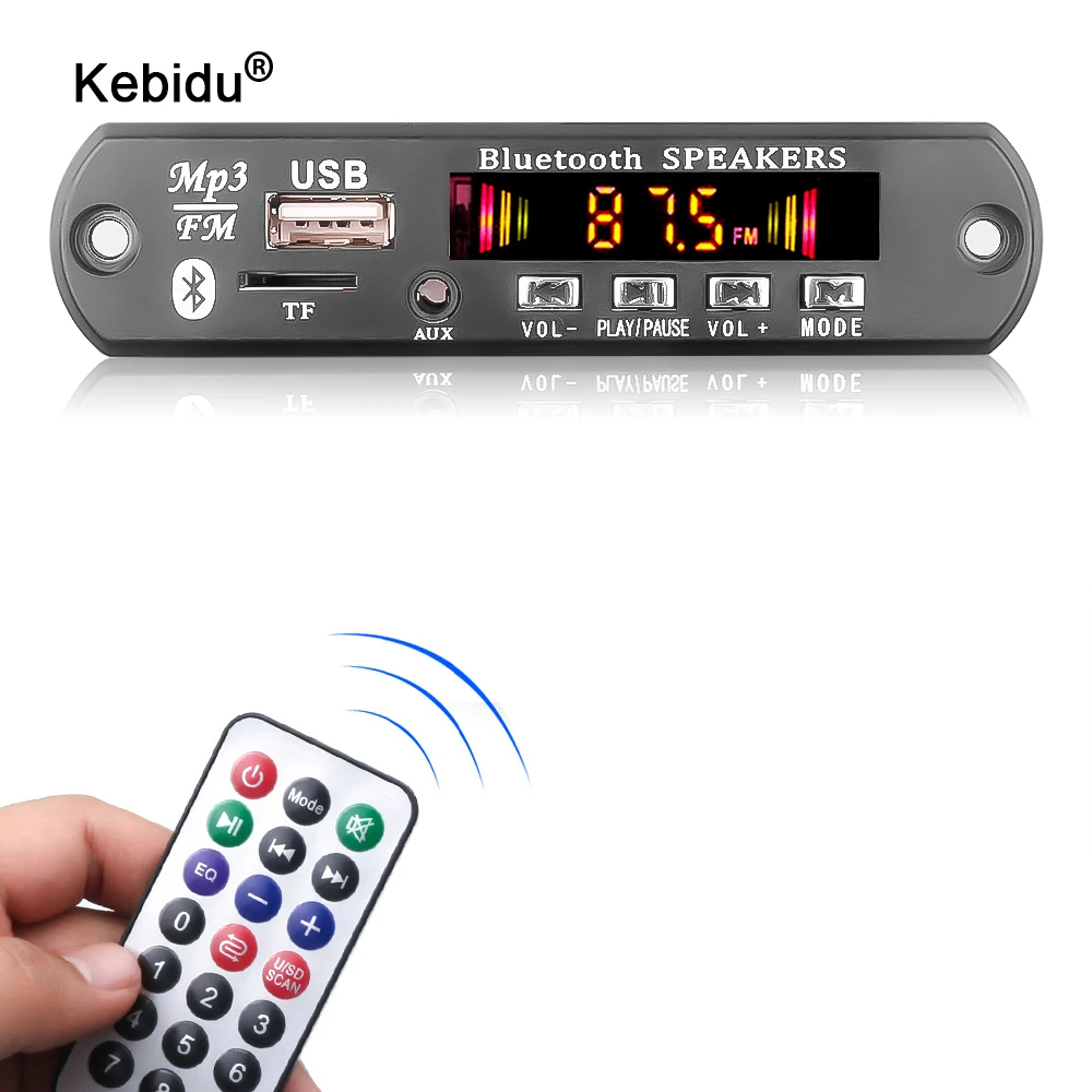 Mp3 плеер с усилителем громкой связи 6 Вт 50 Плата декодера 5 В 12 18 в Bluetooth 0