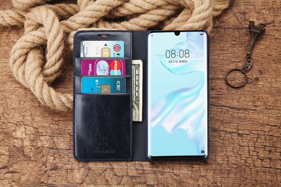Musubo чехол из натуральной кожи для huawei P30 Pro, Роскошный кошелек, подходящие флип-Чехлы для крышки Fundas для huawei P30, чехол с магнитом