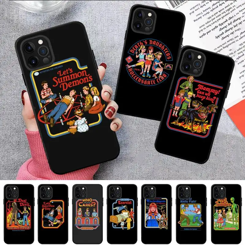 

Humor 70s Artwork by Steven Rhodes Phone Case For iPhone 11 8 7 6 6S Plus X XS MAX 5 5S SE 2020 XR 11 pro DIY Funda capa