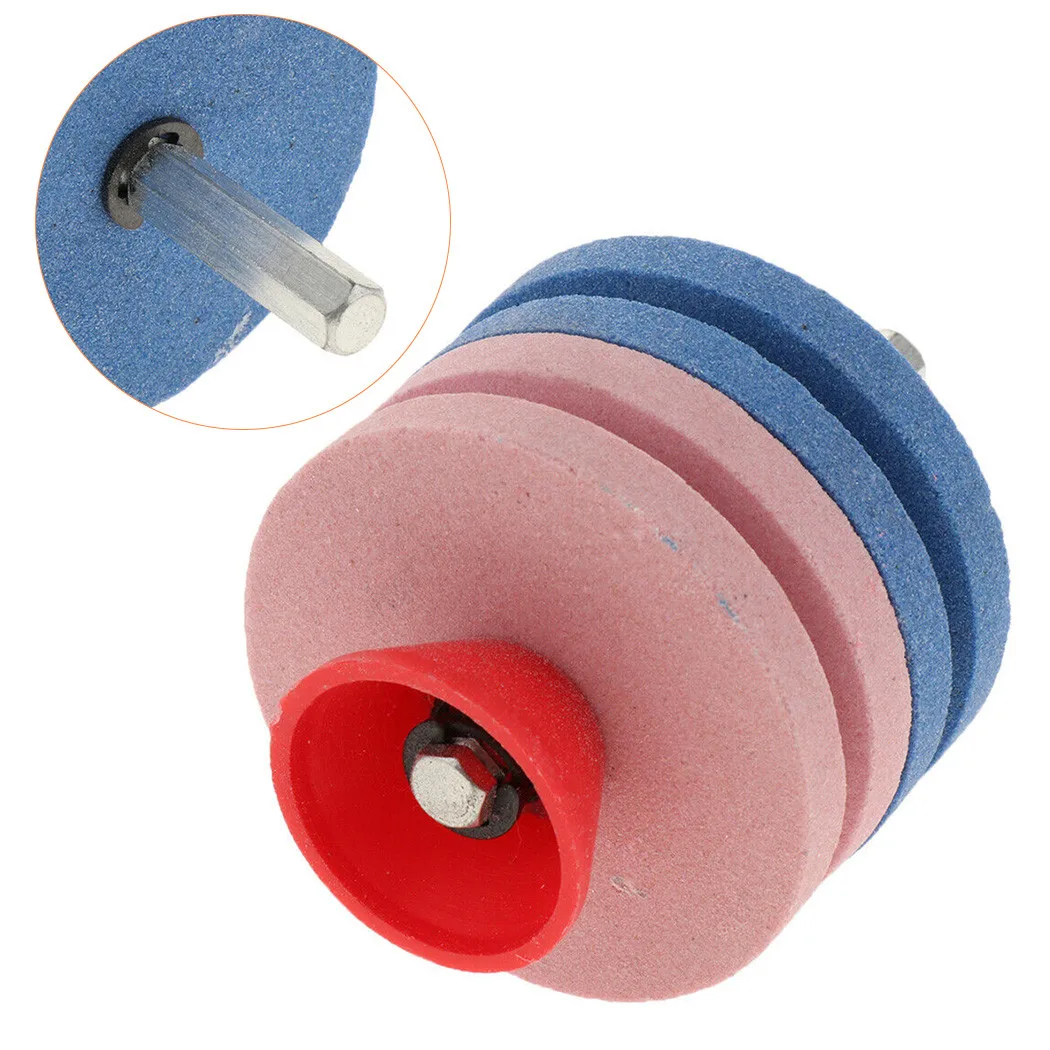 

For Edge Grinding Lawn Mower Sharpener Grinding Wheels Stone Whetstone