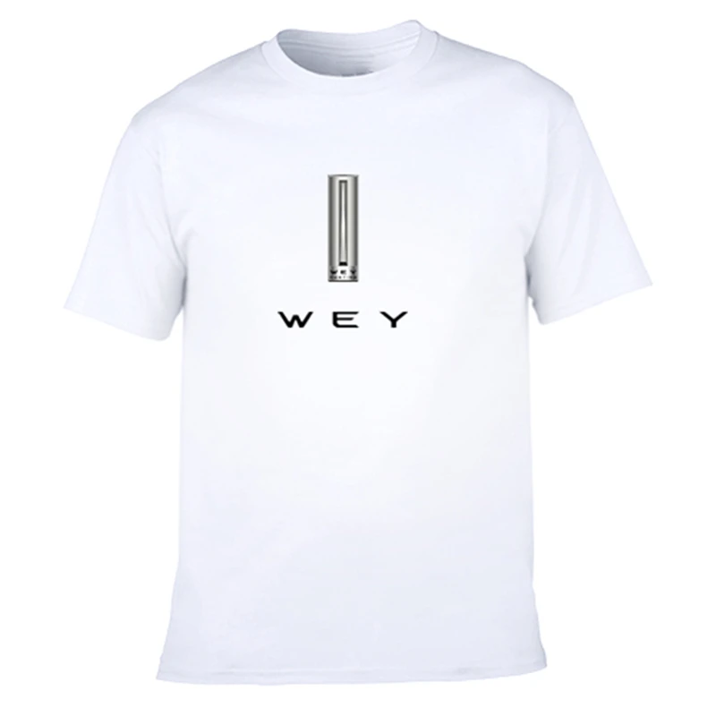 

2021 New Summer Casual Men's T-shirt WEY Car LOGO Printed Round Neck Design Super Fitness Men's Sports T-shirt Europe S XXL