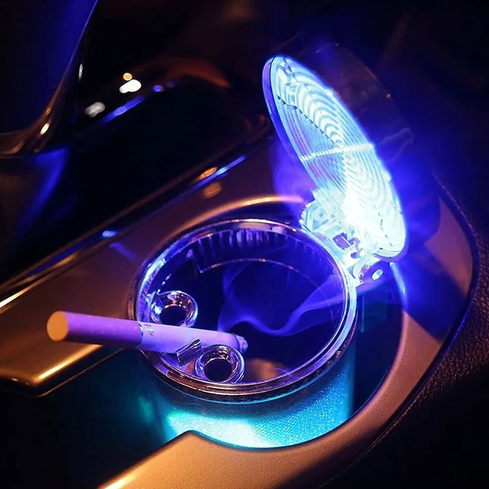 

Car Car Cigaret Ashtray LED Auto Cigaret Odor Remover Comfortable Durable