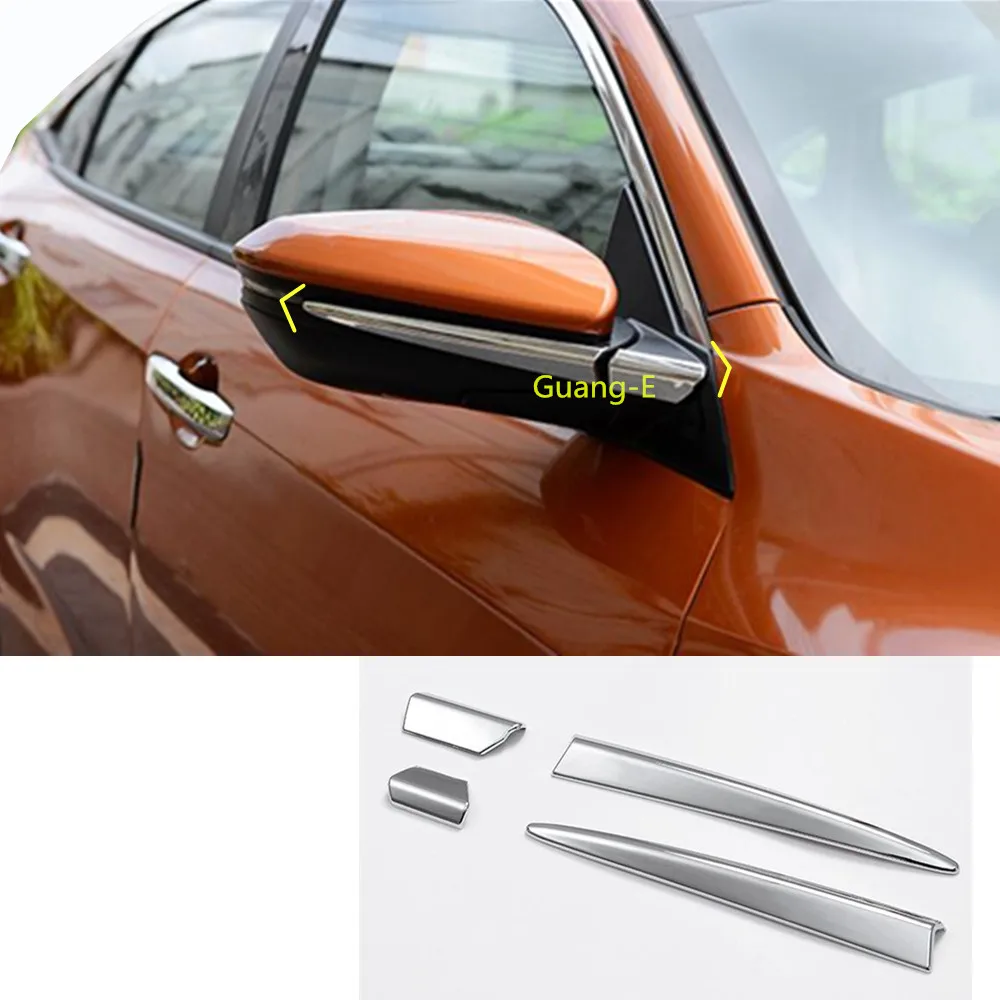 Автомобильная хромированная рамка из АБС пластика для зеркала заднего вида