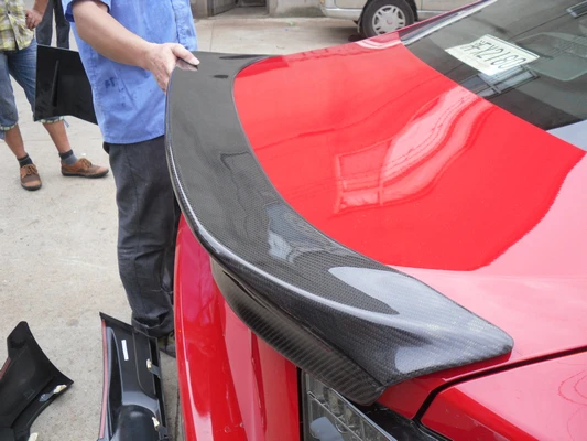 

Car-Styling For TOYOTA FT86 BRZ SCION TR Style Carbon Fiber Black Glossy Finished Rear Trunk Spoiler Wing Car Exterior Body kit