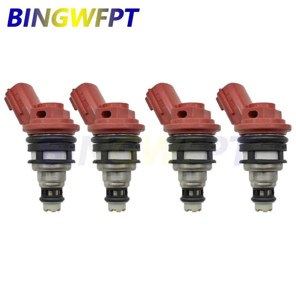 

4 шт., топливные форсунки для Nissan Altima Infiniti, 3 л, Z32, SR20, NX, Sentra 91-93, 2,0 л, L4, 16600-53J00, 16600-53J01