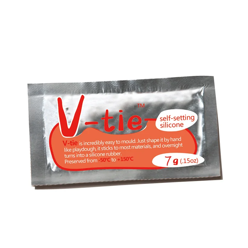 1 шт. белая формула жидкий силикон V tie и термоуплотнение фиксация DIY Универсальный