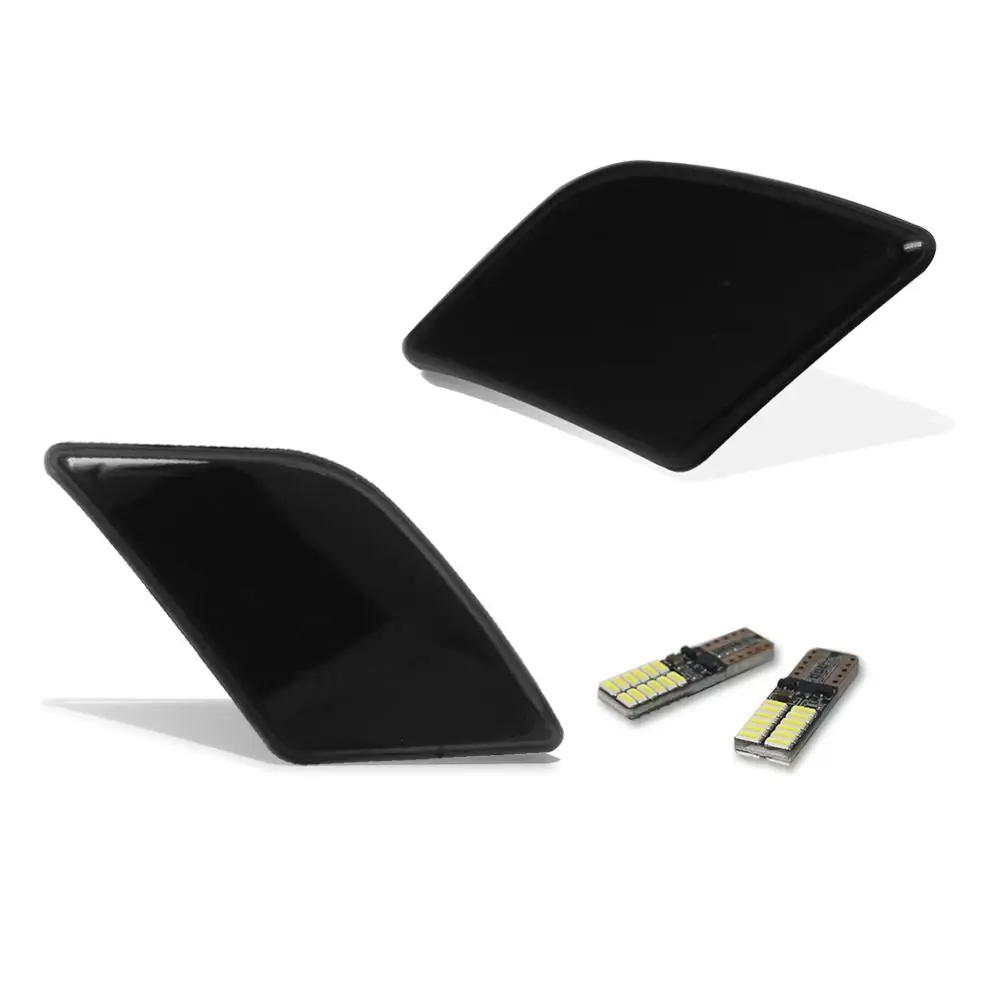 IJDM дымчатый объектив передний Боковой габаритный фонарь для 2008 11 Mercedes Pre LCI W204 C250