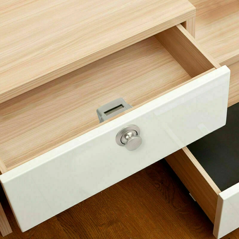 

AP68-4 Pcs Motorhome Car Push Lock RV Caravan Boat Motor Home Cabinet Drawer Latch Knob Locks for Furniture Hardware