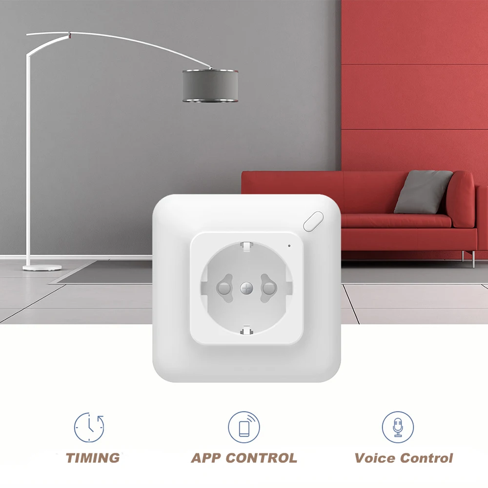 Умные настенные розетки с Wi Fi европейская вилка электрические немецкие мощные