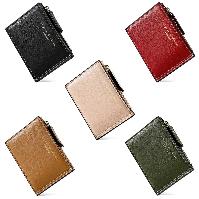 Women Wallet Leather Multifunction Short Zipper Coin Purse Multi-card Slots ID Card Holder Brief Wild Portable Female Clutch Bag | Багаж и