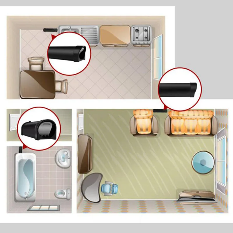 Самоблокирующаяся пластиковая ловушка для мыши дома непрерывная инструменты