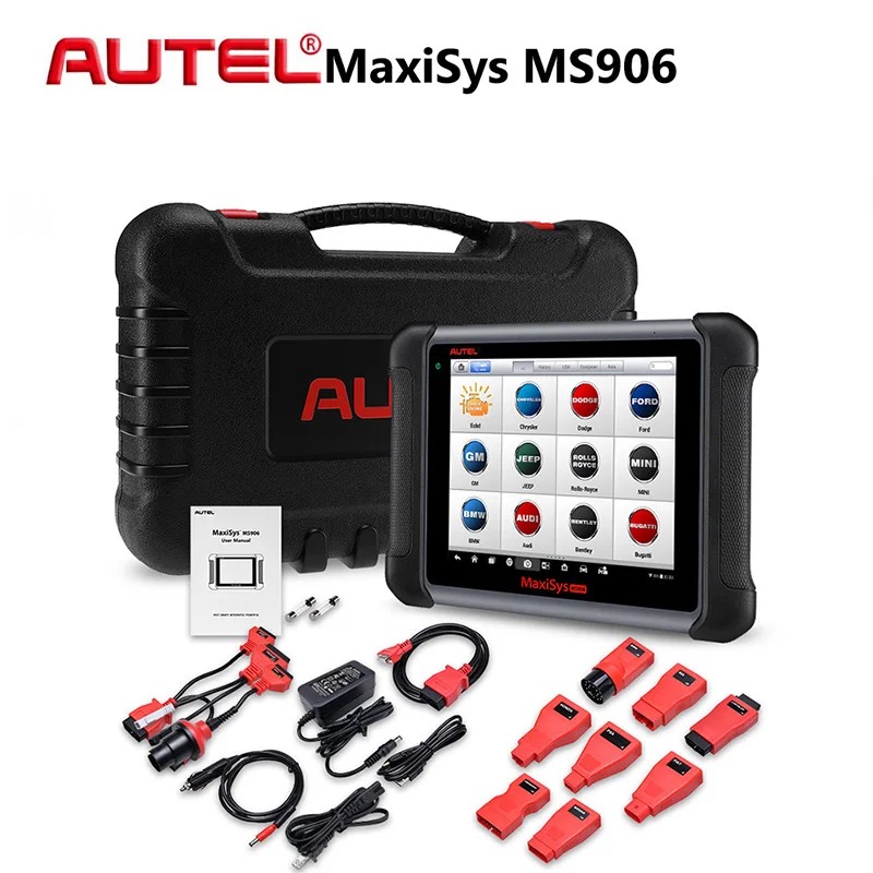 autel MaxiSys MS906 автоматический диагностический инструмент полная система Автомобильный сканер автомобильный OBD 2 сканирующие инструменты активный тест профессиональный сканер для диагностики авто