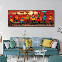 modern home decoration paintings african women dance art canvas painting printing posters prints wall pictures living room decor