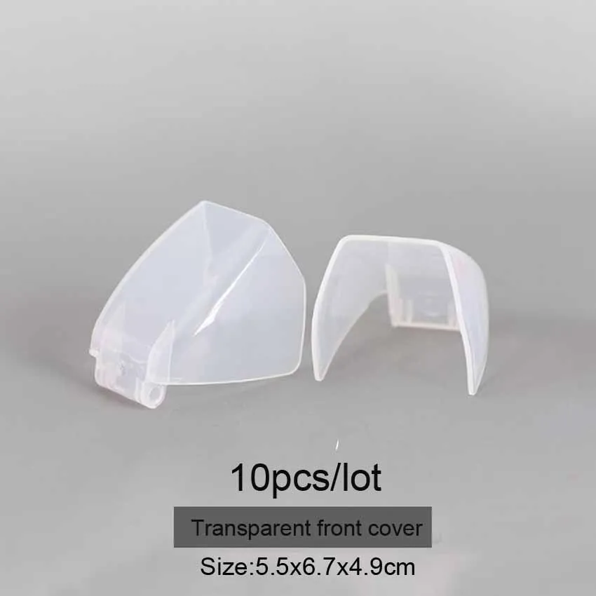 10 шт./лот детали больших кирпичей прозрачная передняя крышка строительные блоки