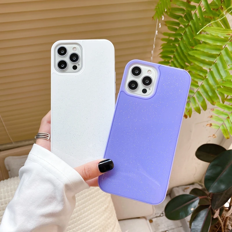 

Candy Color Bling Phone Case For iPhone 11 Pro Max X Xr Xs Max 7 8 Plus Lanyard Hole Epoxy Cases For iPhone 12 Pro Max Mini Capa