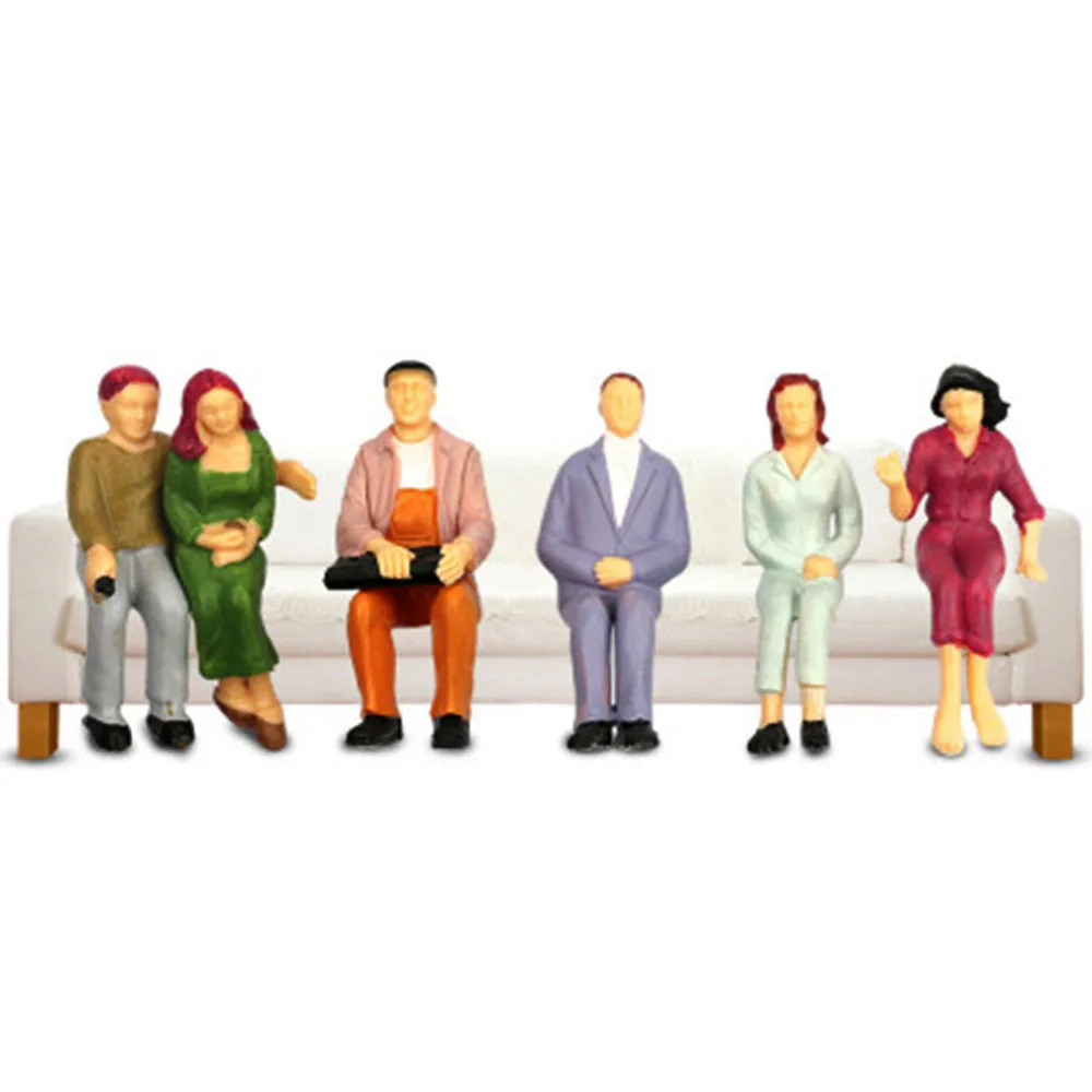 Фигурки людей из АБС-пластика модель пассажиров поездов пейзажей DIY персонаж