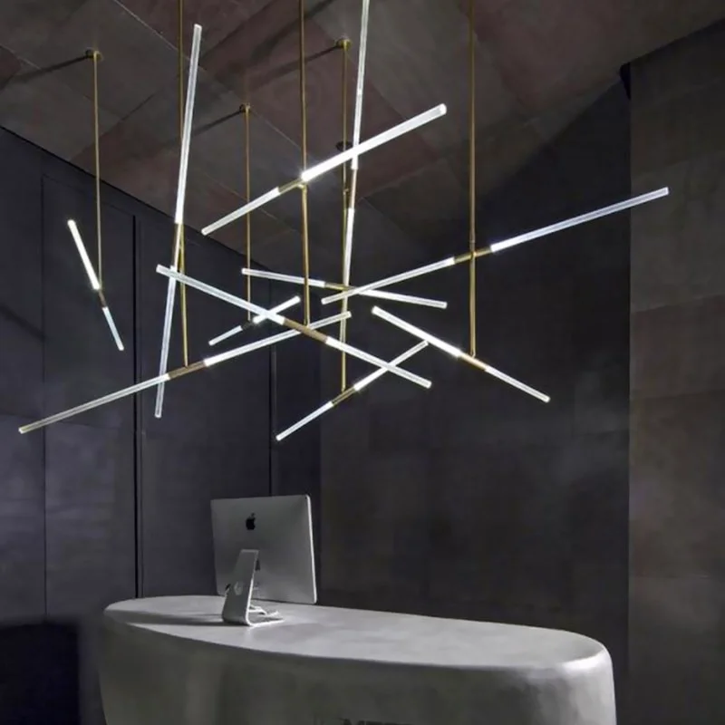 Пост Модерн филиал светильник Потолочный подвесной офис счетчик Island Loft магазин