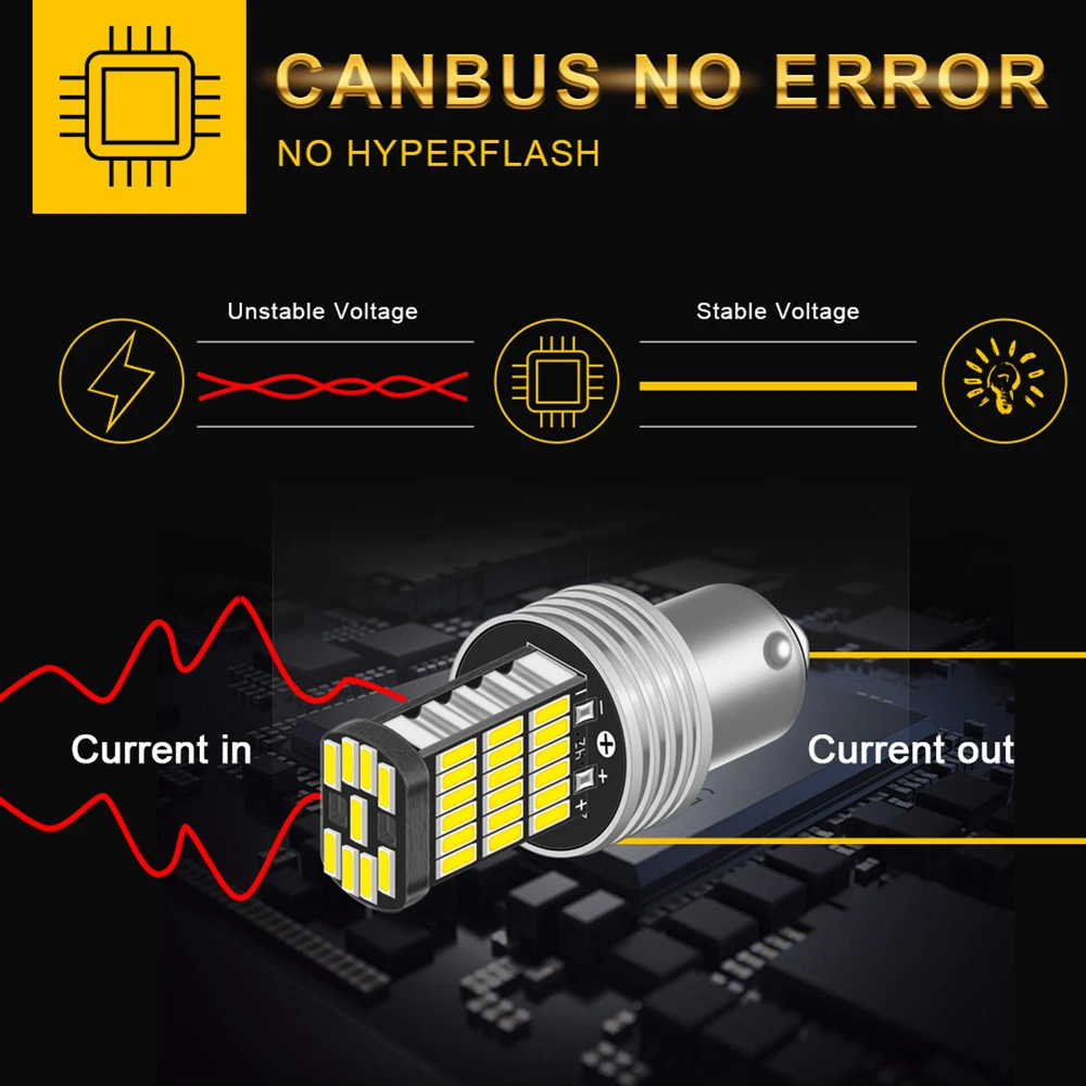 Светодиодные лампы заднего хода P21W Canbus 1156 BA15S для BMW E46 E34 E53 X5 E70 E90 E36 E60 E39 F10 E30 F20 E92 2