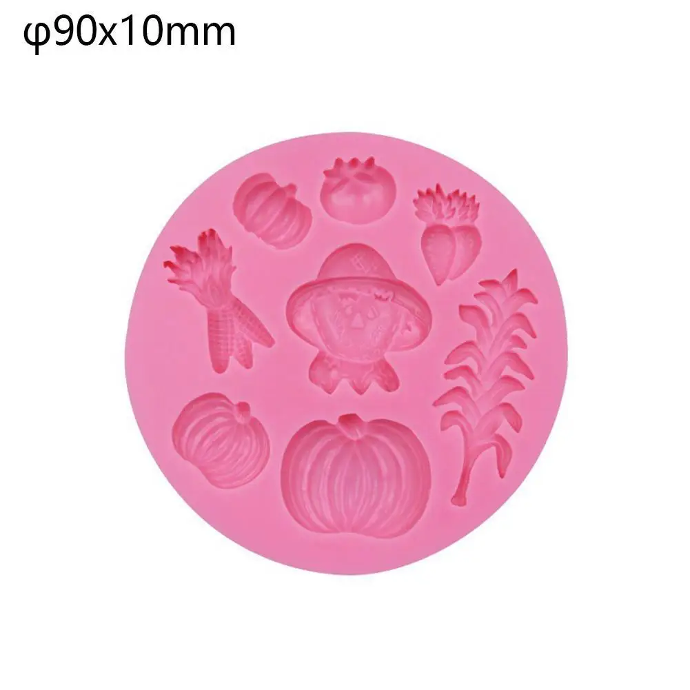 Новинка Хэллоуин пугало форма для тыквы торта силиконовый инструмент украшения