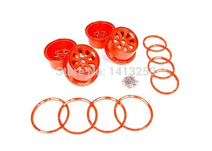 Bestellen Legierung Rad Hub Set Für Baja 5t/5sc ,orange Farbe Freies Liefer