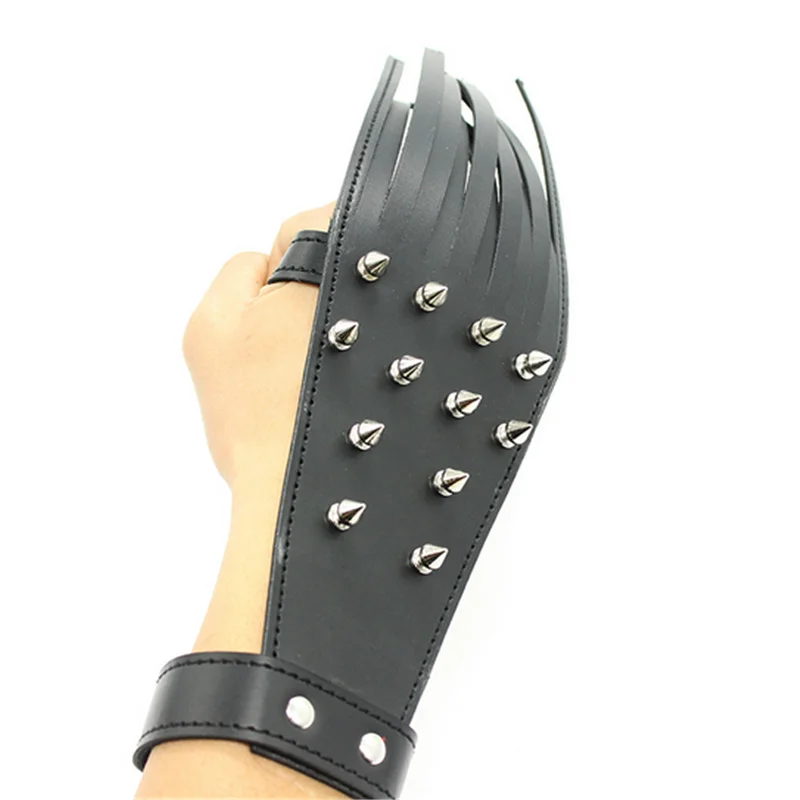 Новинка 1 шт. кожаные перчатки с заклепками в стиле панк для косплея эротическая