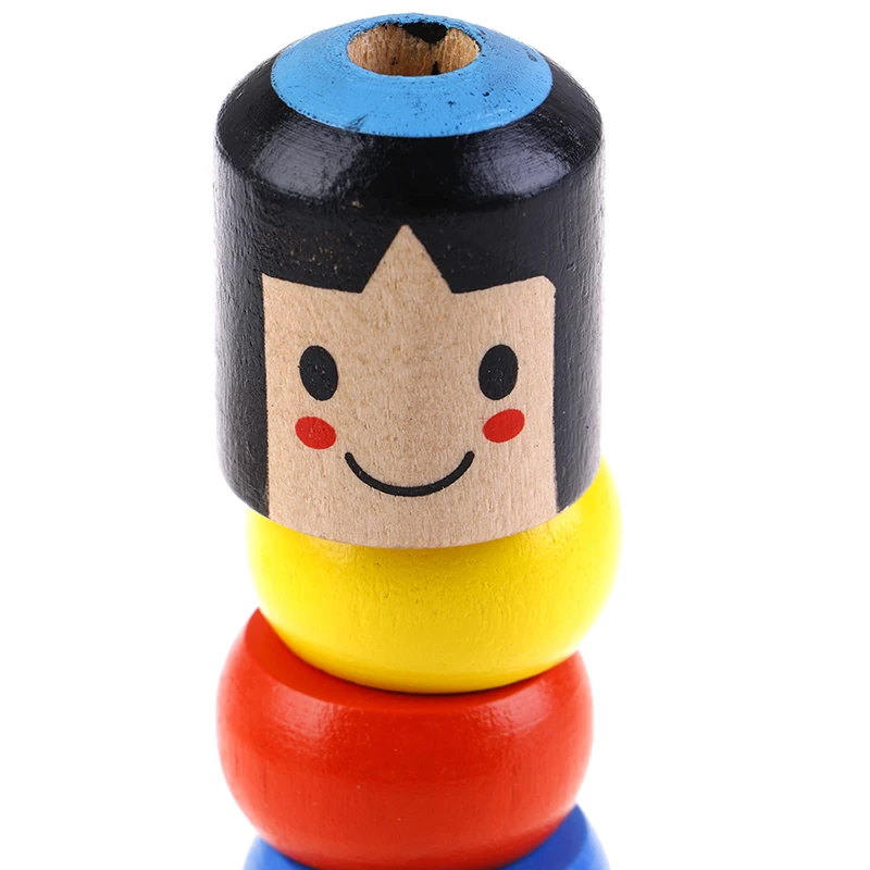 1 Набор небьющаяся волшебная игрушка из дерева иммортальная Дарума забавная