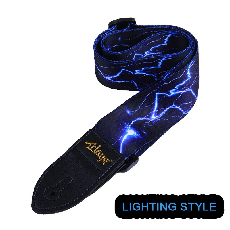 Ремень для акустической гитары ремень электрогитары и бас многоцветный