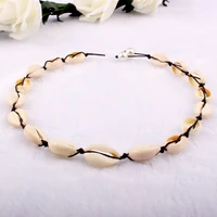 natural summer beach shell choker necklace simple bohemian seashell necklace jewelry for women girls birthday gift
