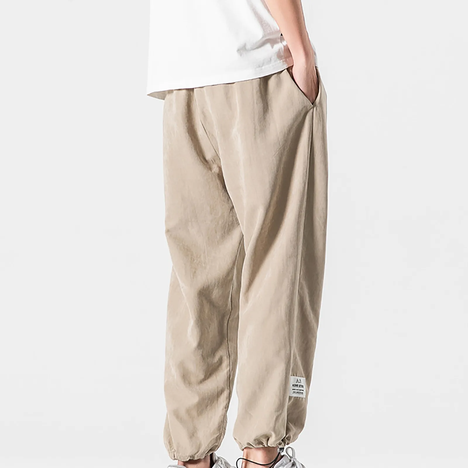 

Men's Fashion Classic Twill Relaxed Fit Work Wear Combat Safety Cargo Pants pantalon lin homme baggy pants men