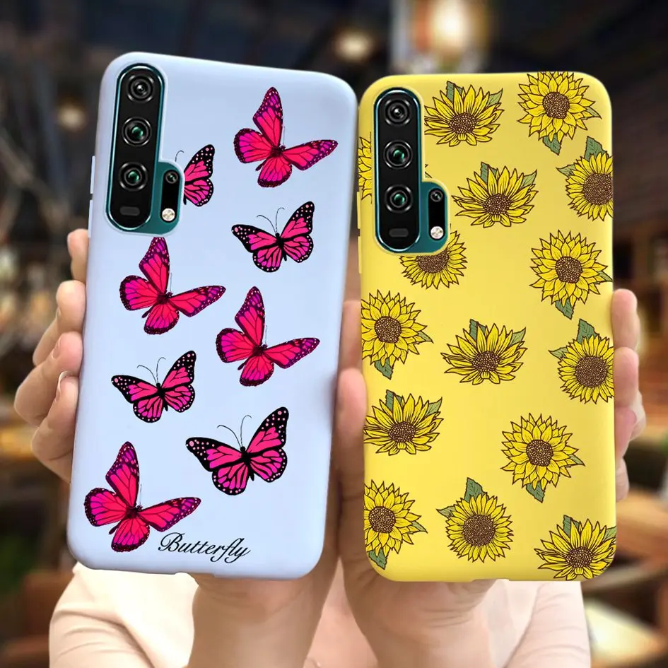 Чехол для Honor 20 чехол Pro телефона с милым мультяшным котом мягкий бампер |