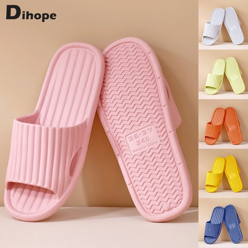 

Сланцы Dihope женские для ванной, Мягкие Шлепанцы, летняя обувь для бассейна, сланцы для пар
