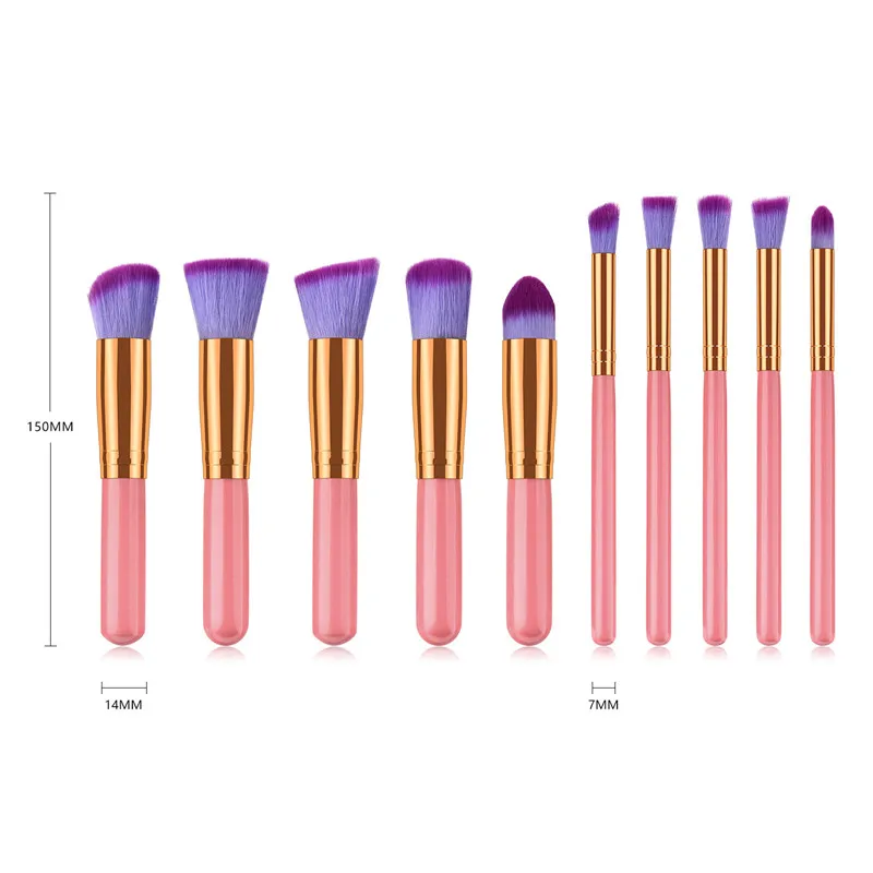 Набор кистей для макияжа G10004 10 шт./лот|Аппликатор теней век| |