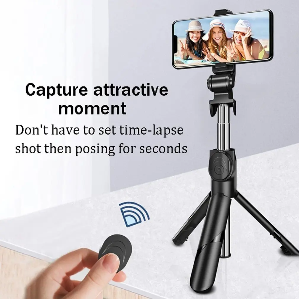 

Bluetooth Selfie Stick Phone Stand Tripod with Beauty Fill Light Live Streaming Telescopic and Portable Multifunctional