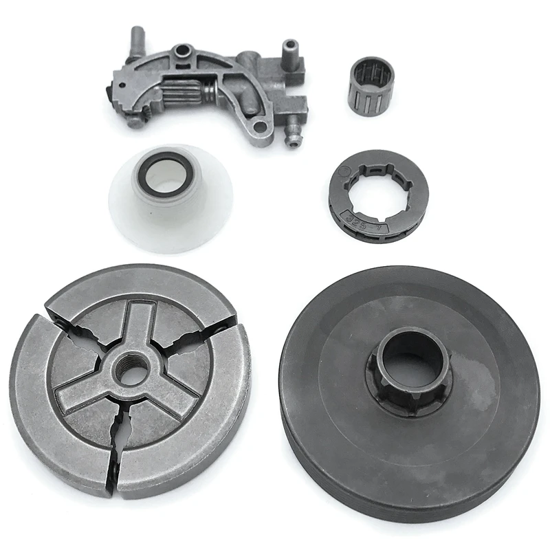 

Clutch Sprocket Rim Drum for Chinese 4500 5200 5800 45Cc 52Cc 58Cc Oil Pump Worm Gear Bearing Kit Chainsaw