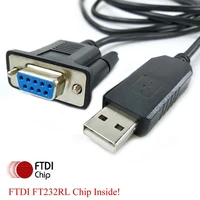 cross wired usb serial db9 ftdi ft232r usb rs232 null modem cable for two dte instance two pc host communication kable