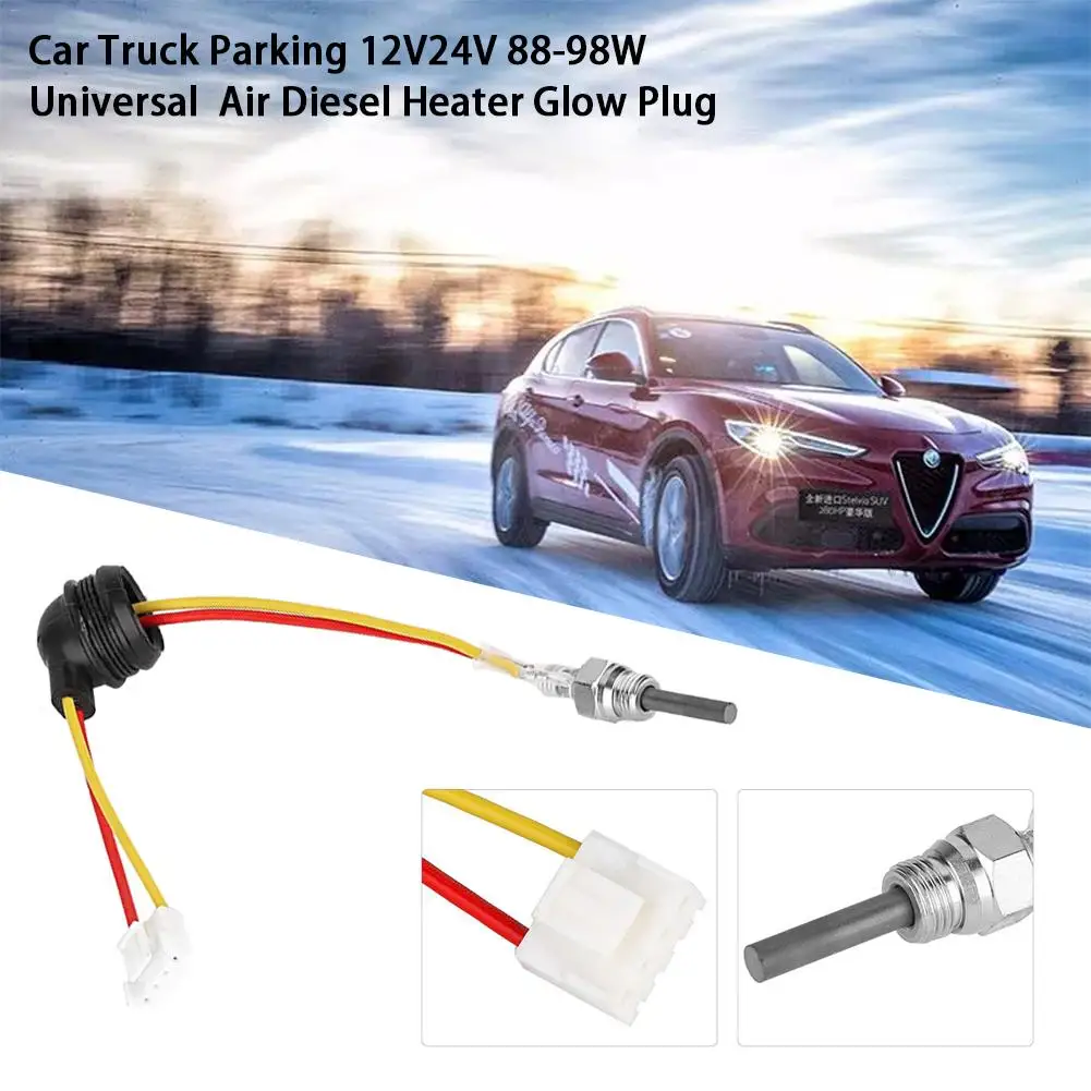 12V24V Parking Heater Ignition Plug Fittings Car Truck Parking 88-98W Universal Air Diesel Heater Glow Plug Heater Accessories