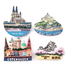 Франция copenhire Япония ТУРИСТИЧЕСКИЙ СУВЕНИР 3D смолы магнит на холодильник магнитные наклейки для рукоделия X4YD