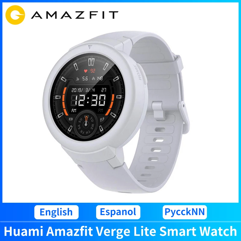 Смарт часы Huami Amazfit Verge Lite GPS IP68 водонепроницаемые|Смарт-часы| |